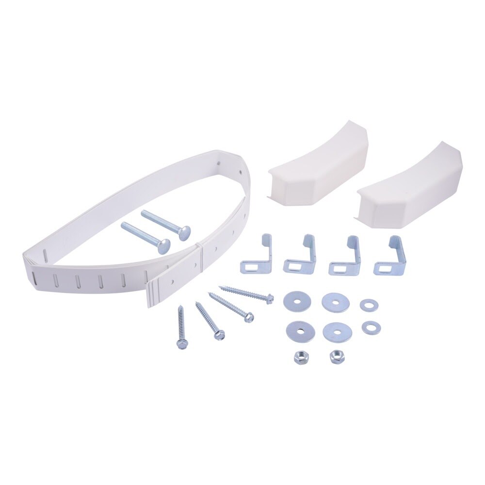 HoldRite QS-50-D Powder-Coated Water Heater Strap Kit for Up to 80 Gallons with Safety Caps - 2