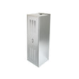 HoldRite QS-E24-B 24 in Galvanized Steel Water Heater Shed Enclosure with Back Panel