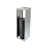 HoldRite QS-E24-B 24 in Galvanized Steel Water Heater Shed Enclosure with Back Panel - 2