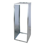 HoldRite QS-E30 30 in Galvanized Water Heater Shed Enclosure with Vented Access Door - 2