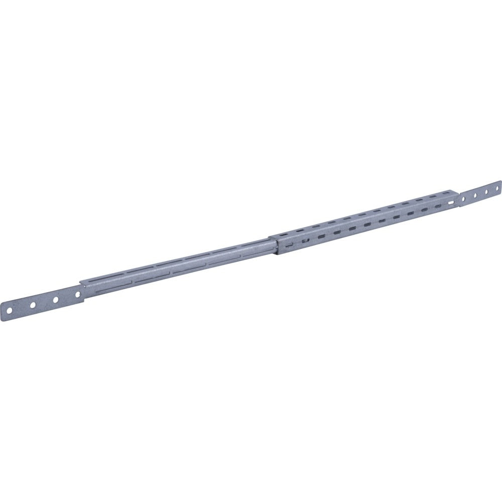HoldRite SB1 10 in. to 18 in. Galvanized Telescoping Pipe Support Bracket No Screws