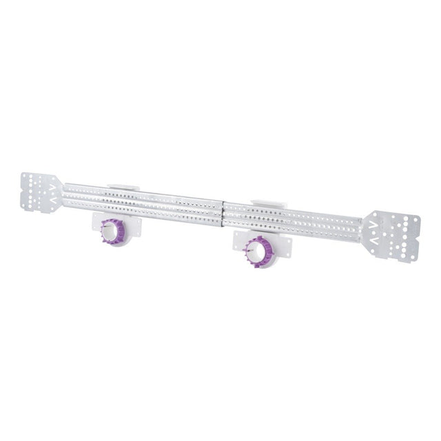 HoldRite SB3-7322 Telescoping Galvanized Steel Stub-Out Kit 10-1/4 in. to 17-1/2 in. (2 Supports)