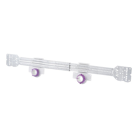 HoldRite SB3-7322 Telescoping Galvanized Steel Stub-Out Kit 10-1/4 in. to 17-1/2 in. (2 Supports)