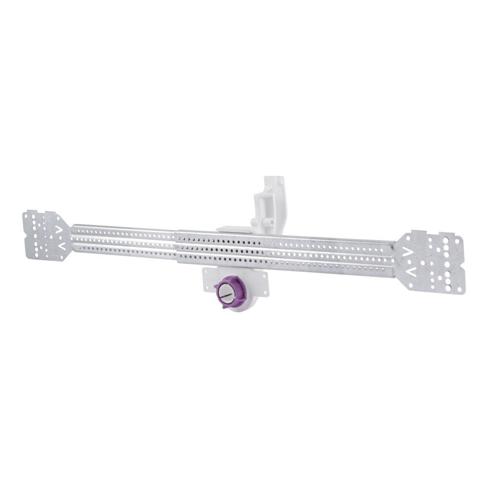 HoldRite SB3-7341 Wide Telescoping Galvanized Steel Bracket Support 10 1/4 in. to 17 1/2 in. with 1/2 in. CTS 734 Turn-Out Support