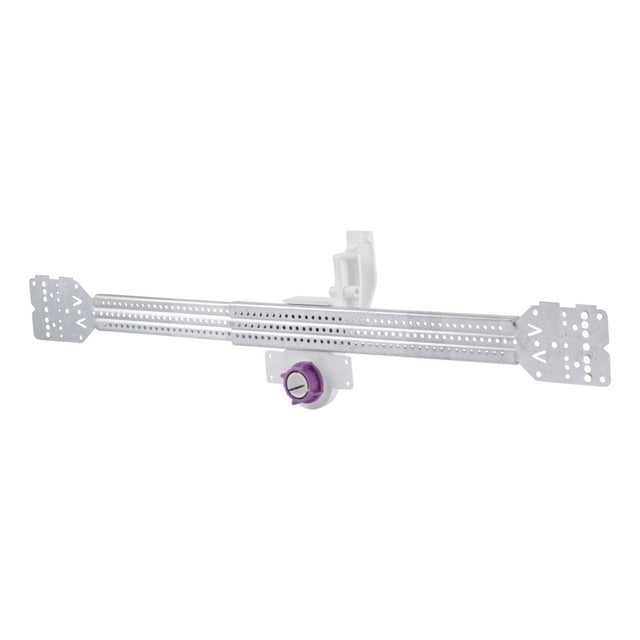 HoldRite SB3-7341 Wide Telescoping Galvanized Steel Bracket Support 10 1/4 in. to 17 1/2 in. with 1/2 in. CTS 734 Turn-Out Support
