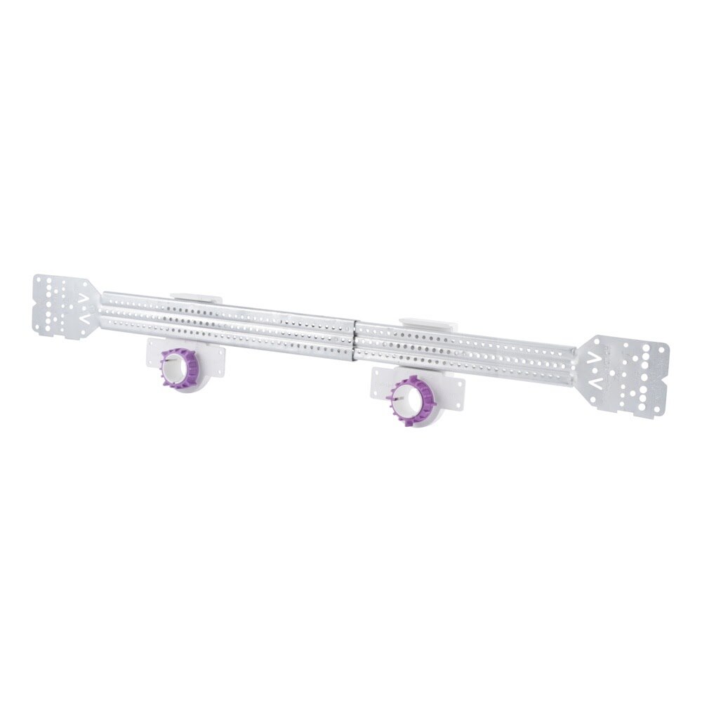 HoldRite SB4-7322 Adjustable Galvanized Steel Stub-Out Support Kit 15-1/4 to 25-1/2 in.