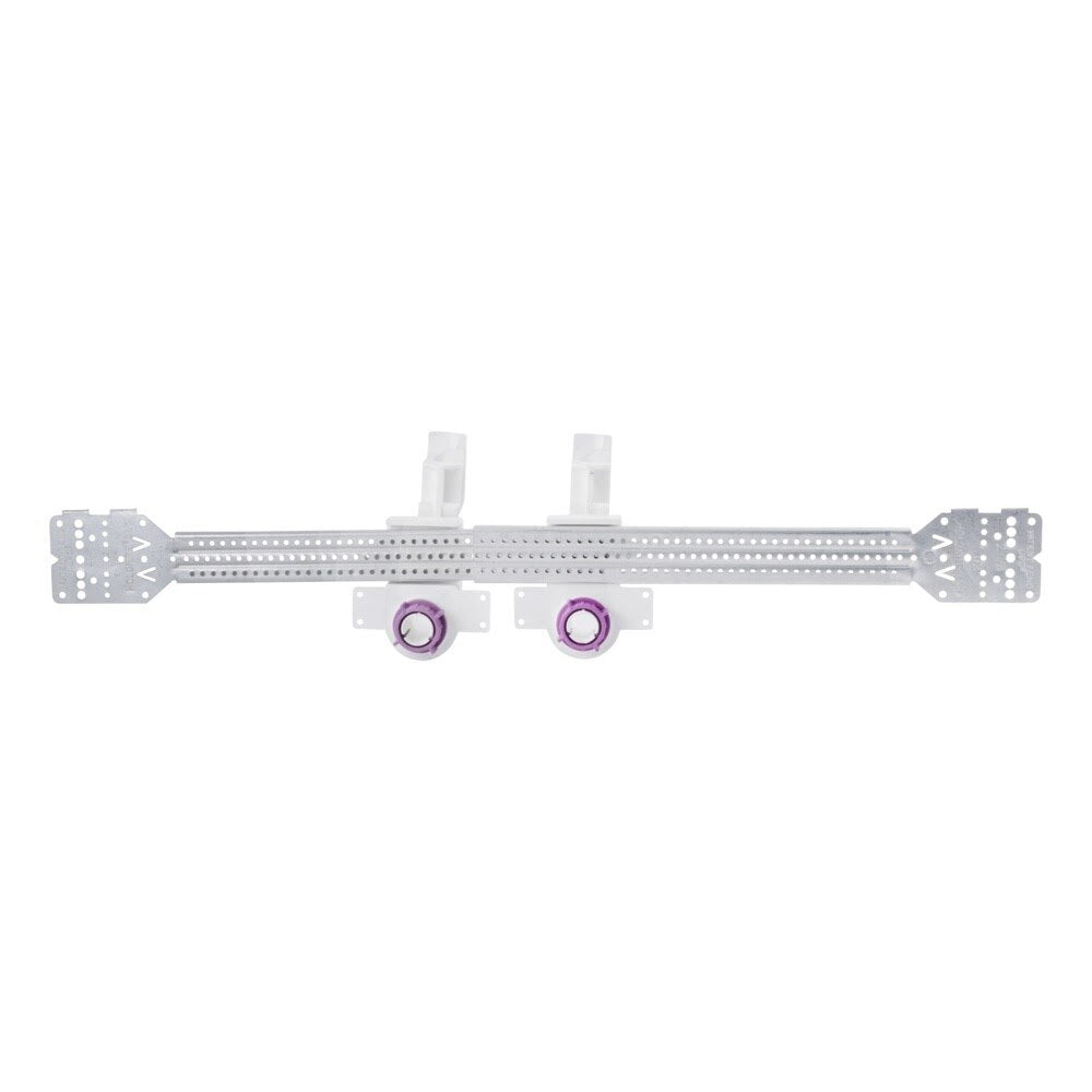 HoldRite SB4-7342 Wide Telescoping Galvanized Steel PEX Turn-Out Kit for Toilets and Sinks 15 1/4 in. to 25 1/2 in. - 2
