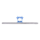HoldRite SL1-1 10 in. to 16 in. Telescoping Galvanized Slider Pipe Hanger Bracket with Clamp - 2