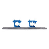 HoldRite SL1-2 10 in. to 16 in. Telescoping Galvanized Slider Pipe Hanger Bracket with 2 Variable Closure Clamps - 2