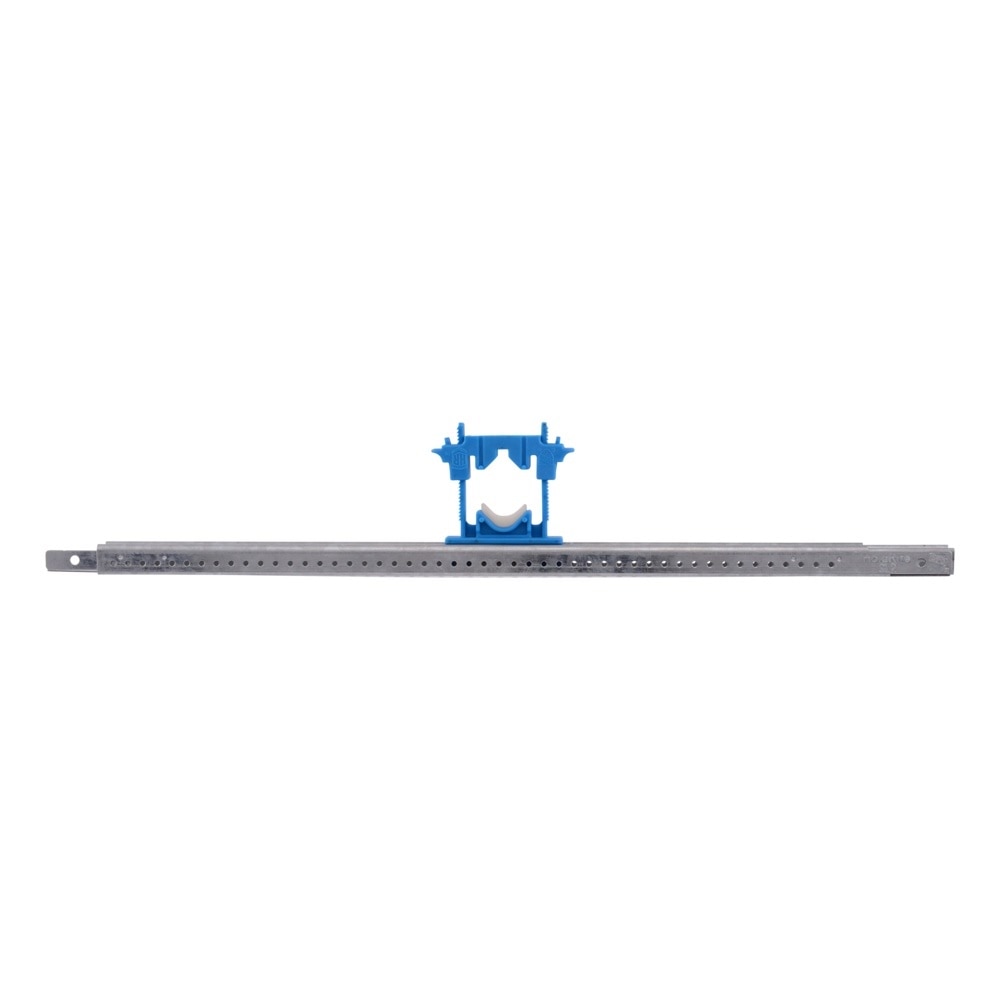 HoldRite SL2-1 13 in. to 24 in. Telescoping Galvanized Slider Pipe Hanger Bracket with Clamp - 2