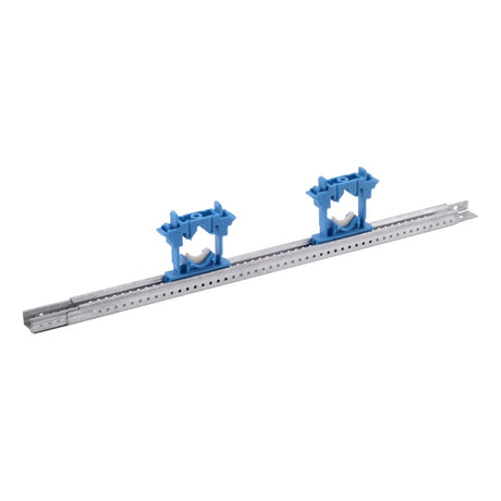 HoldRite SL2-2 13 in. to 24 in. Telescoping Slider Pipe Hanger Bracket with 2 Closure Clamps