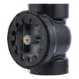 HoldRite TRABS2A-B 2 in. ABS DWV Test Cleanout Tee with Spanner Ring and Brass Insert Plug