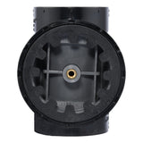HoldRite TRABS2A-B 2 in. ABS DWV Test Cleanout Tee with Spanner Ring and Brass Insert Plug - 2