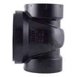 HoldRite TRABS2A 2 in ABS DWV Test Cleanout Tee with Plug and Spanner Ring - 2