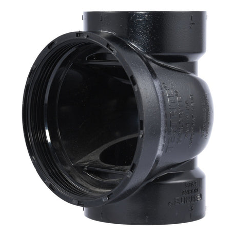 HoldRite TRABS2 2 in ABS DWV Test Cleanout Tee Only