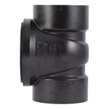 HoldRite TRABS3A-B 3 in. ABS DWV Test Cleanout Tee with Brass Insert Plug and Spanner Ring - 2