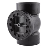 HoldRite TRABS3A 3 in TestRite ABS DWV Test Cleanout Tee with Spanner Ring and Plug