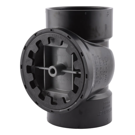 HoldRite TRABS3A 3 in TestRite ABS DWV Test Cleanout Tee with Spanner Ring and Plug