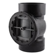 HoldRite TRABS4A 4 in. ABS DWV Test Cleanout Tee with Spanner Ring and Plug