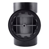 HoldRite TRABS4A 4 in. ABS DWV Test Cleanout Tee with Spanner Ring and Plug - 3