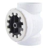 HoldRite TRPVC2A 2 in. PVC DWV Test Cleanout Tee with Plug and Spanner Ring