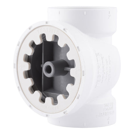 HoldRite TRPVC2 2 in PVC DWV Test Cleanout Tee Only