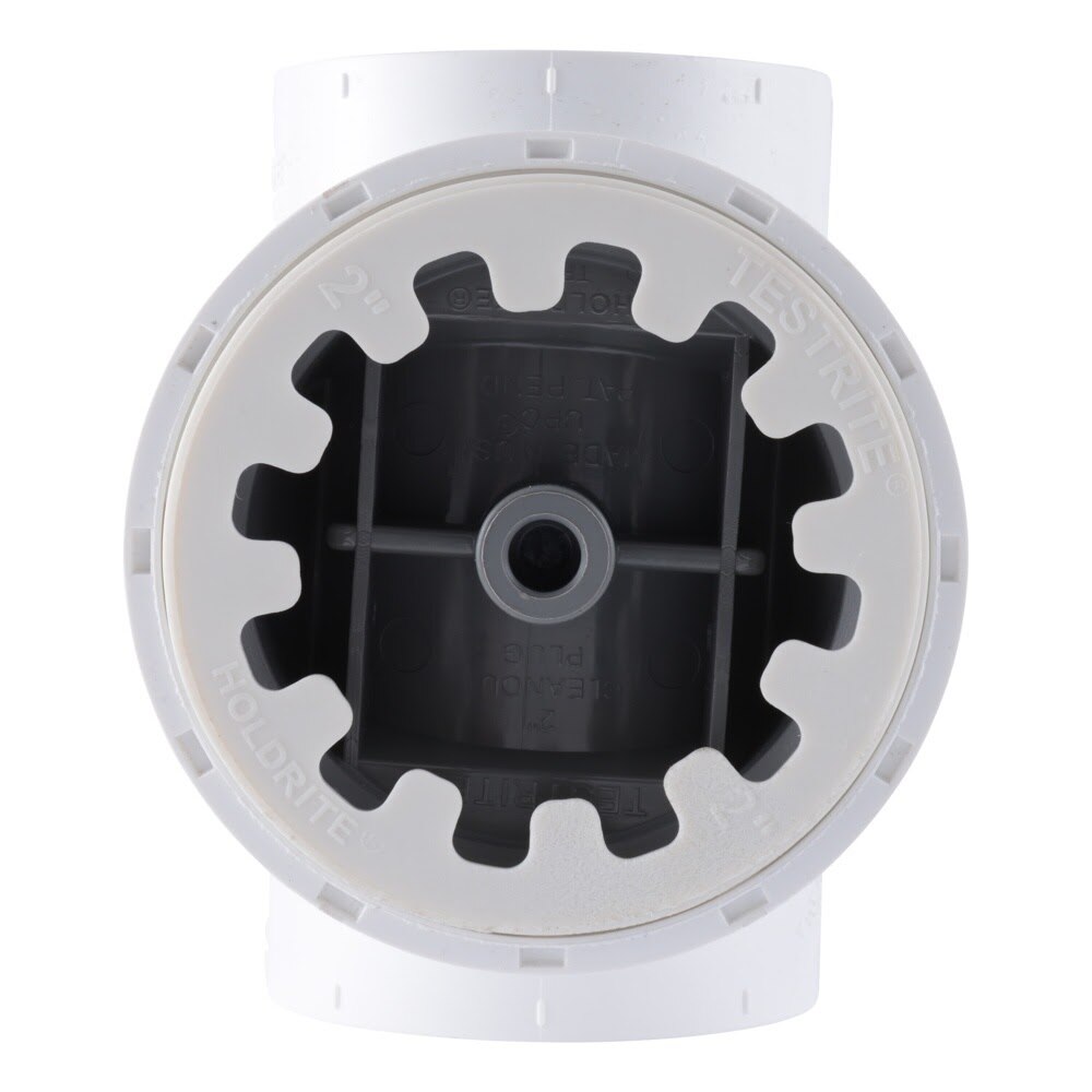 HoldRite TRPVC2 2 in PVC DWV Test Cleanout Tee Only - 3