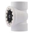 HoldRite TRPVC3A 3 in. PVC DWV Test Cleanout Tee with Spanner Ring and Plug