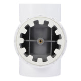 HoldRite TRPVC4A-B 4 in. PVC Test Cleanout Tee with Spanner Ring and Brass Insert Plug - 3