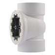 HoldRite TRPVC4A 4 in PVC DWV Test Cleanout Tee with Plug and Spanner Ring