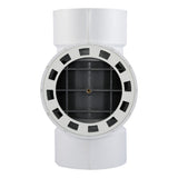 HoldRite TRPVC6A-B 6 in PVC DWV Test Cleanout Tee with Spanner Ring and Brass Insert Plug - 2