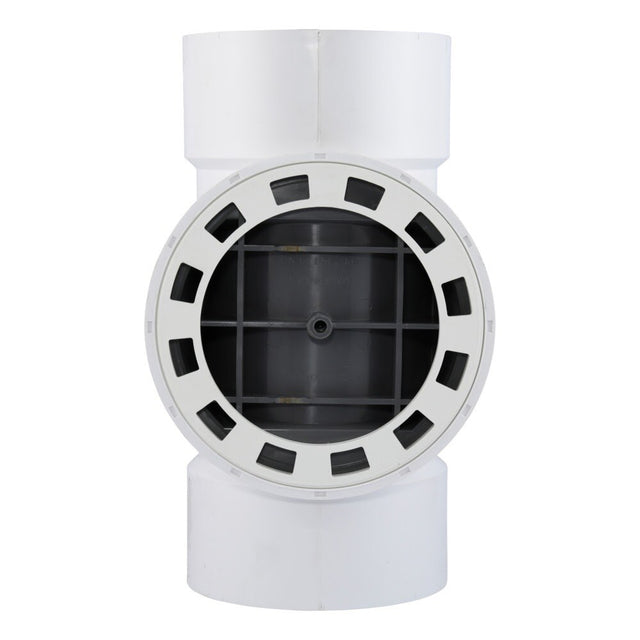 HoldRite TRPVC6A 6 in. TestRite PVC DWV Test Cleanout Tee with Spanner Ring and Plug