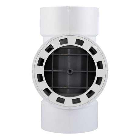 HoldRite TRPVC6A 6 in. TestRite PVC DWV Test Cleanout Tee with Spanner Ring and Plug