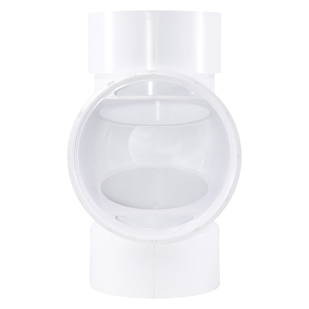 HoldRite TRPVC6 6 in. PVC DWV Test Cleanout Tee Only - 2