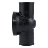 HoldRite TRPVCNH2A-B 2 in. No-Hub DWV Test Cleanout Tee with Spanner Ring and Brass Insert Plug - 3