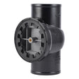 HoldRite TRPVCNH3A-B 3 in. TestRite No-Hub DWV Test Cleanout Tee with Brass Insert Plug