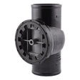 HoldRite TRPVCNH3A 3 in No Hub DWV Test Cleanout Tee with Plug and Spanner Ring
