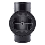 HoldRite TRPVCNH3A 3 in No Hub DWV Test Cleanout Tee with Plug and Spanner Ring - 3