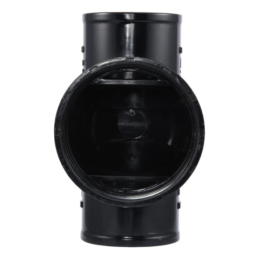 HoldRite TRPVCNH3 3 in PVC No-Hub DWV Test Cleanout Tee Only - 2