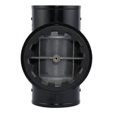HoldRite TRPVCNH4A-B 4 in. PVC No-Hub DWV Test Cleanout Tee Assembly with Brass Insert Plug - 2