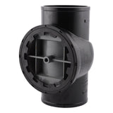 HoldRite TRPVCNH4A 4 in PVC No Hub DWV Test Cleanout Tee with Spanner Ring and Plug