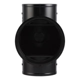 HoldRite TRPVCNH4 4 in. PVC No-Hub DWV Test and Cleanout Tee Only - 3