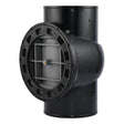 HoldRite TRPVCNH6A-B 6 in. PVC No-Hub DWV Test Cleanout Tee with Brass Insert Plug
