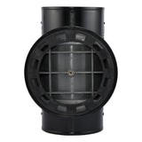 HoldRite TRPVCNH6A-B 6 in. PVC No-Hub DWV Test Cleanout Tee with Brass Insert Plug - 2