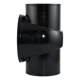 HoldRite TRPVCNH6A-B 6 in. PVC No-Hub DWV Test Cleanout Tee with Brass Insert Plug - 3