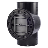 HoldRite TRPVCNH6A 6 in. PVC No-Hub DWV Test Cleanout Tee with Plug