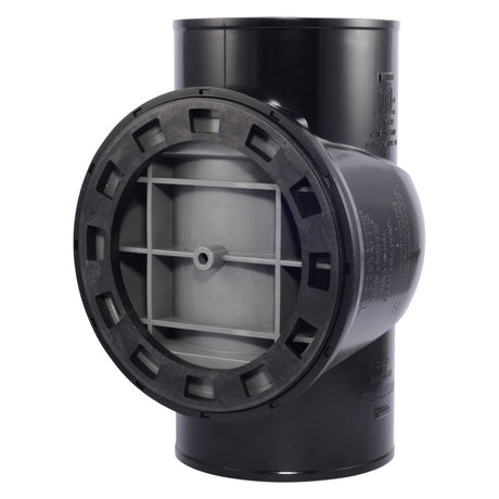 HoldRite TRPVCNH6A 6 in. PVC No-Hub DWV Test Cleanout Tee with Plug