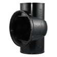 HoldRite TRPVCNH6 6 in PVC No Hub DWV Test Cleanout Tee Only