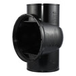 HoldRite TRPVCNH6 6 in PVC No Hub DWV Test Cleanout Tee Only