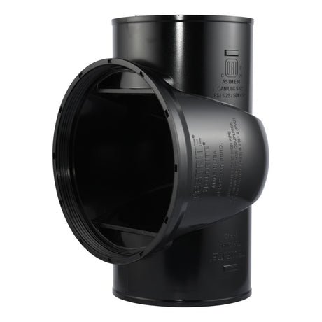 HoldRite TRPVCNH6 6 in PVC No Hub DWV Test Cleanout Tee Only